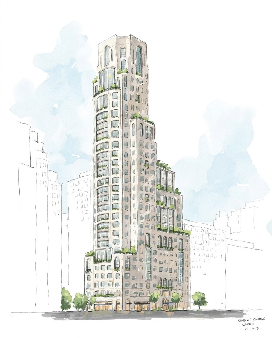 New development condo in Hudson Square, Manhattan